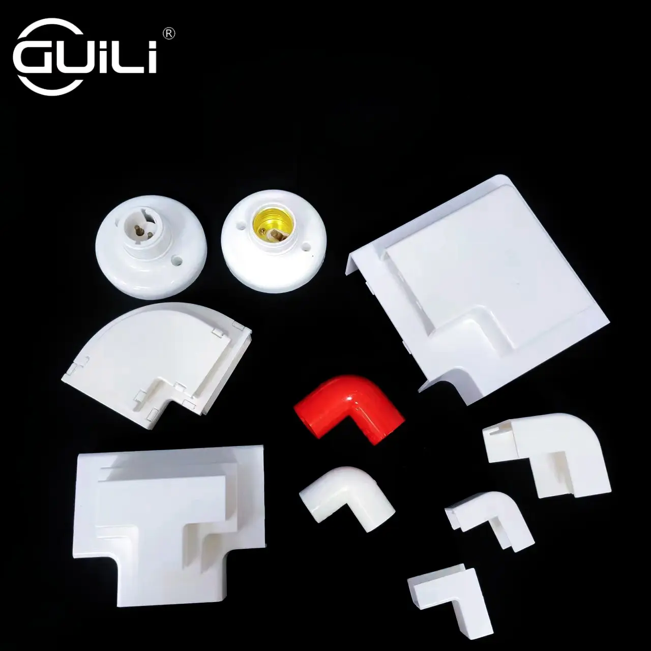 Custom Plastic Switch Electrical 20 MM Ducts Plastic Electrical Tray Decorative Network Wiring Cable Duct Trunking