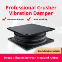 Isolateur de vibrations à ressort en caoutchouc haute élasticité série ALJ-45, support anti-vibrations pour concasseur et crible vibrant