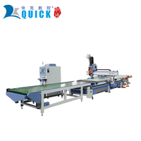 Porte en bois faisant cnc routeur découpeuse ATC cnc routeur UE1325 équipement de menuiserie linéaire machines à bois