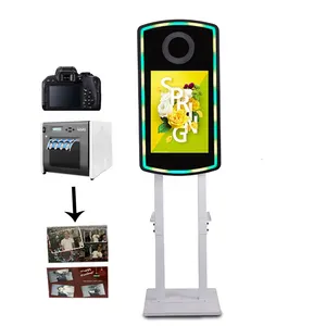 23,6 "sofortige manuelle 3d 360 Grad drehbare 360 Foto kabine automatische Gehäuse iPad Photo booth Maschine Video kabine