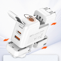 LDNIO 65w Gan Chargeur Usb Type c Wall Pd 3.0 Chargeurs Uk Adaptateur de voyage universel Chargeur mobile pour téléphone