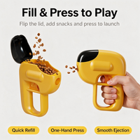Lanceur de friandises pour animaux de compagnie, lanceur de nourriture pour chats, jouet interactif pour chiens, jouet d'entraînement, lanceur de collations pour chats et chiens