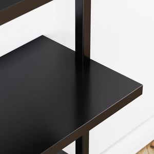Estantería Moderna de Hierro con Diseño de Escalera para Hogar, Oficina y Almacenamiento - Product Image 4
