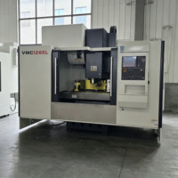 Centre d'usinage vertical CNC haute précision VMC1265, fraiseuse 5 axes pour pièces métalliques