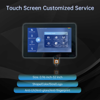 Panel de Pantalla Táctil Capacitiva con Interfaz I2C de Vidrio Templado DWIN de 4,3 Pulgadas
