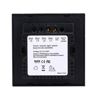 MakeGood UK Standard 110-220V Sonnette murale tactile Sonnette de porte pour sonnette DingDong