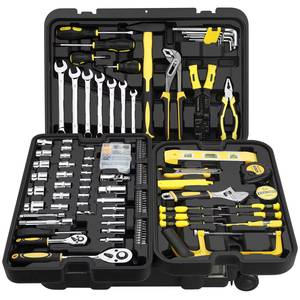 Caja de Herramientas Steeltreks 1/2 3/8 1/4, Kit de Herramientas Profesional para Mecánico de Automóviles, Maleta de Herramientas de 318 Piezas con Juego de Llaves de Tubo - Product Image 3