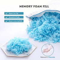 Vente en gros de coussins de couchage ergonomiques orthopédiques réglables en mousse à mémoire de forme pour soulager les douleurs cervicales