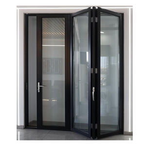 <span class=keywords><strong>Porte</strong></span> pliante en verre trempé pour restaurant, fabricant professionnel, aluminium anodisé, norme américaine - Product Image 3