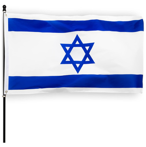 Bandera de la paz de <span class=keywords><strong>Israel</strong></span> Palestina de 3x5 pies, bandera <span class=keywords><strong>israel</strong></span>í palestina de poliéster 100D con dos ojales de metal, resistente a la decoloración, colores vivos - Product Image 2