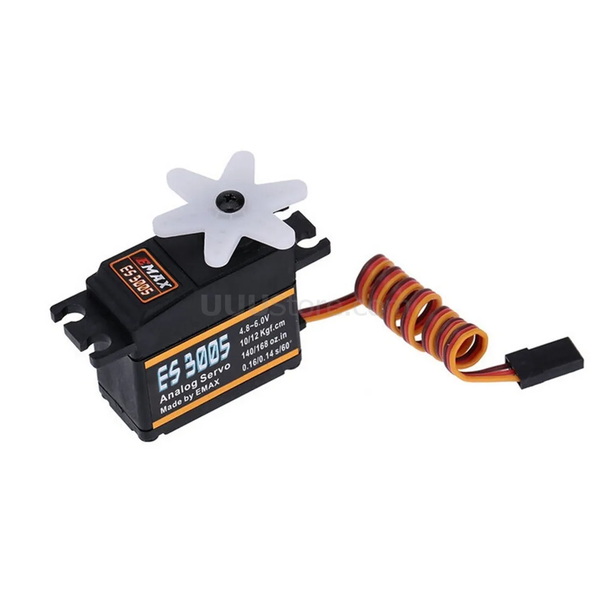 4pcs EMAX ES3005 Analog Metal Waterproof Servo with Gears 43g servo 13KG torque for RC Car Boat Fixed-wing Copters