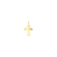 Pendentif Croix Religieuse Minimaliste en Or 9 carats pour la Fabrication de Bijoux Permanents – Vente en Gros
