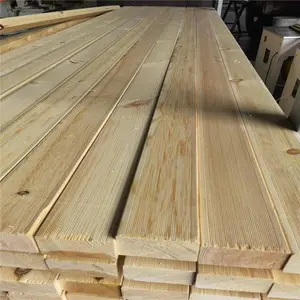 Wholesale Pine Edged Wooden Board Timber Lumber Solid Board Wooden Planks
