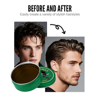 Pommade capillaire OEM ODM, marque privée, soluble dans l'eau, tenue forte, pommade coiffante