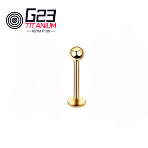 ASTM F136 titane argent or bijoux anneau <span class=keywords><strong>de</strong></span> nez anneau d'<span class=keywords><strong>oreille</strong></span> anneau <span class=keywords><strong>de</strong></span> labrets à filetage interne clou <span class=keywords><strong>de</strong></span> <span class=keywords><strong>l</strong></span>èvre <span class=keywords><strong>piercing</strong></span> bijoux <span class=keywords><strong>de</strong></span> corps - Product Image 4