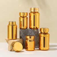 Bouteilles de santé personnalisées vides en plastique, bouteilles de pilules, bouchon de médicaments, conteneur de vitamines, étui de capsules, support pour Capsule, tablette Maca