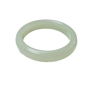 Vente en gros Afghan vert et blanc jade plat bande bracelet femmes jade bracelet bracelets - Product Image 5
