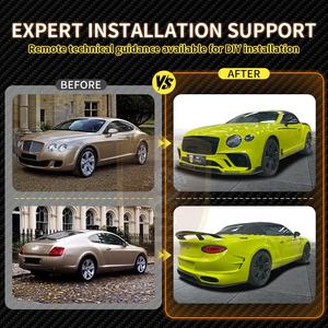 Vieux à nouveau MSY Style fibre de verre Bodykit pour Bentley Continental Gt 2006-2022 <span class=keywords><strong>voiture</strong></span> pare-chocs moteur capot côté jupe garde-boue - Product Image 3