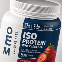 Poudre de protéines de lactosérum pour la nutrition sportive des adultes, pour la croissance musculaire, avec 20-29 g de protéines par portion