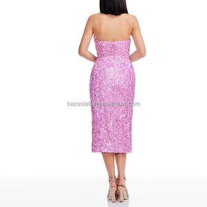 Venta al por mayor OEM/ODM diseñador personalizado señoras Premium Noche Vestidos <span class=keywords><strong>de</strong></span> Cóctel <span class=keywords><strong>de</strong></span> graduación fábricas Edición Limitada bajo Moq 50 piezas para las mujeres - Product Image 2
