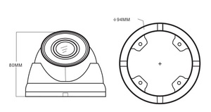4K 8MP Có Dây RJ45 MSTAR 328Q SONY 415 2.8Mm Ống Kính Vỏ Kim Loại Dome An Ninh Trong Nhà Giám Sát Kỹ Thuật Số Mạng Ip Camera - Product Image 4