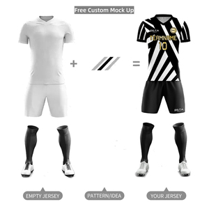 Maillot de football le plus vendu, respirant, à séchage rapide, maillot d'entraînement, vêtements de sport, uniforme d'équipe de football pour adultes - Product Image 6