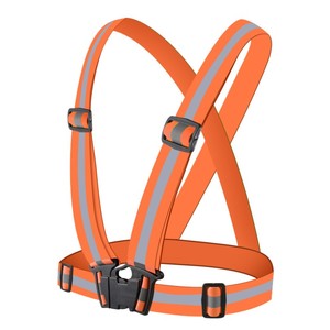 Gilet riflettente con cinghie regolabili per la corsa notturna e la guida, gilet riflettente di sicurezza stradale con elastico - Product Image 3