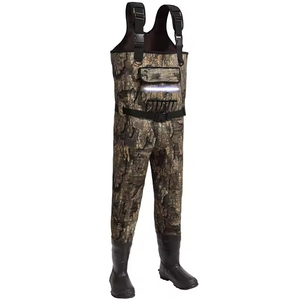 Waders de chasse Camo pour femmes et hommes Nouveau style Wader de pêche avec lumière LED Camo Chest <span class=keywords><strong>Bottes</strong></span> en néoprène - Product Image 6
