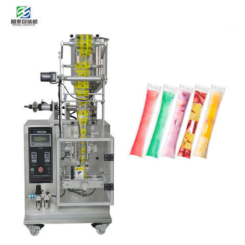 Fruit Juice Liquid Filling and Sealing Packaging Packing Machine for Small Business