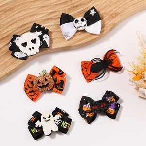 Nouvelle coiffe d'Halloween pour enfants, décoration de fête, bijoux en maille araignée et citrouille, accessoires de déguisement - Product Image 1