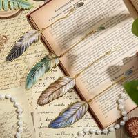 Marque-pages personnalisés en métal avec impression numérique, motif floral, pendentif créatif représentant une célèbre peinture, moulé sous pression 1 mm, poli et plaqué