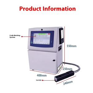 Công nghệ mới dễ dàng hoạt động công nghiệp cij phun mã hóa máy in trên túi nhựa chai kim loại - Product Image 3