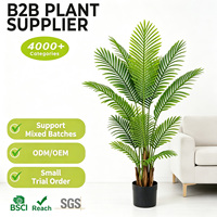 Tanaman Palem Areca Buatan 150cm dalam Pot untuk Dekorasi Lobi Hotel, Restoran, Villa, dan Pintu Masuk
