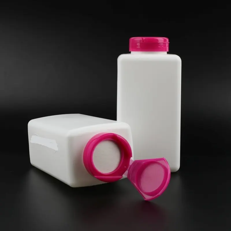 Botellas de plástico para jabón líquido, detergente blanco HDPE de 16oz y 500ml para lavado de ropa, champú y jabón