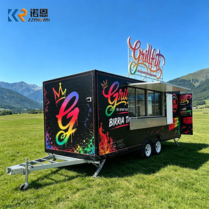 Remolque Móvil para Churros en España, Remolques de Comida con Cocina Totalmente Equipada, Ventana de Servicio Comercial, Camión para Venta de Alitas de Pollo Fritas - Product Image 1