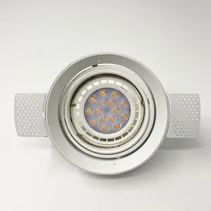 Solution de downlight à led sans bordure downlight moderne 24 downlight à led de couleur blanche réglable 50w spot à LED