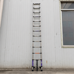 Échelle télescopique pliante moderne en acier inoxydable, capacité 150 kg, pour extérieur, appartement, école, hôpital, atelier - Product Image 5