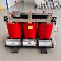 Transformateur de distribution sec triphasé SCB18 personnalisable en résine époxy coulée 11kV/0.4kV avec enroulement en feuille de cuivre