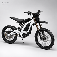 Moto tout-terrain électrique à suspension intégrale, batterie lithium 10000W 72V 35Ah, 2 vitesses, vitesse maximale >80 km/h