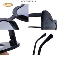 Lunettes de fête en forme de cœur YACHEN, effet cœur, lunettes de fête à diffraction pour les décorations de fête de célibataire, cadeau de la Saint-Valentin