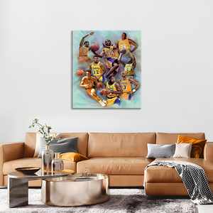 ภาพพิมพ์บนผ้าใบลายภาพเหมือนนักบาสเกตบอล <span class=keywords><strong>NBA</strong></span> สำหรับตกแต่งผนัง - Product Image 6