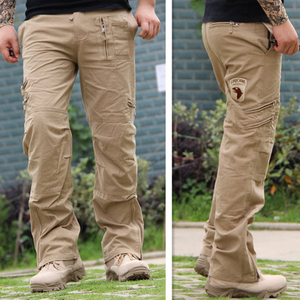 <span class=keywords><strong>Pantaloni</strong></span> <span class=keywords><strong>Cargo</strong></span> da Lavoro Casual Tattici Impermeabili Traspiranti in Tela con Tasche Multiple per <span class=keywords><strong>Uomo</strong></span> di Alta Qualità all'Ingrosso - Product Image 6