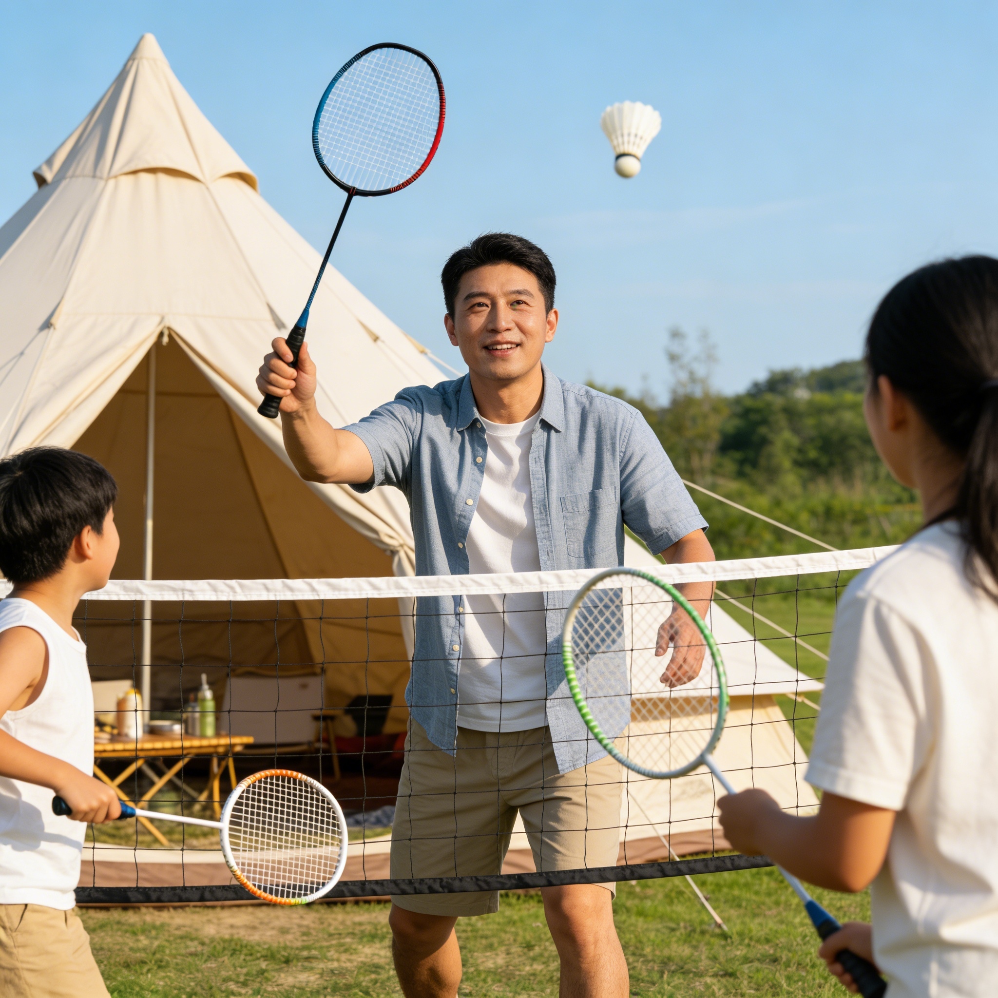Customizable High Efficiency Badminton Racket Machine Cheap Badminton Racket for Commercial Racket Production
