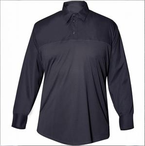 Long Sleeve Mens Rip Stop Tactical Polo Shirts Custom Logo for Fire Department Paramedic <strong>Uniform</strong>