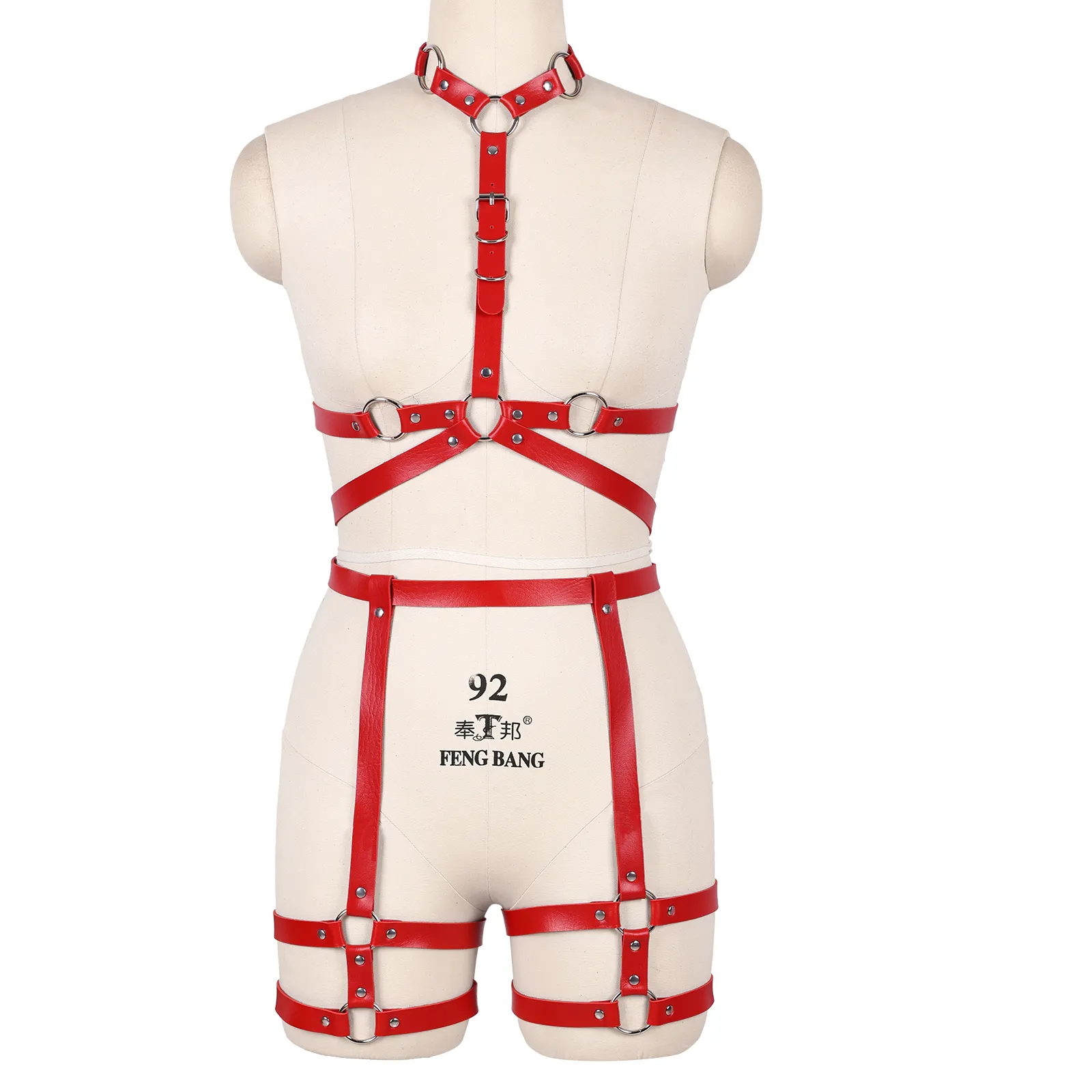 도매 절묘한 섹시한 가죽 란제리 코스프레 폴 댄스 에로틱 허리 체인 가터 벨트