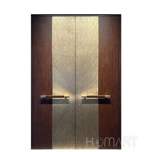 Puerta Principal de Lujo de Alta Gama, Puerta de Entrada Pivotante, Estilo Europeo, Puerta Doble de Entrada Frontal para Casa o Villa - Product Image 1