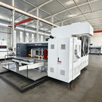 Machine d'impression flexographique à transfert sous vide de haute précision, imprimante flexo pour carton ondulé, machine de fabrication de boîtes en carton