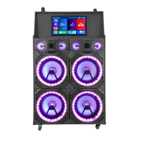 Sistema de Karaoke KTV Portátil Multifuncional Profesional para Exteriores con Woofer de 12'' y Fuente de Alimentación de CA de 600W Diamond Private