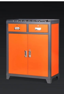 Armoire à outils robuste avec une pochette de rangement suspendue, sans installation requise, pour centre d'usinage, atelier de mécanicien, armoire à outils - Product Image 3