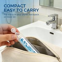 Stok Larutan Saline Sekali Pakai Kemasan Individu Tetes Hidung Normal Larutan Natrium Klorida 9% Perawatan Cuci 15 ml